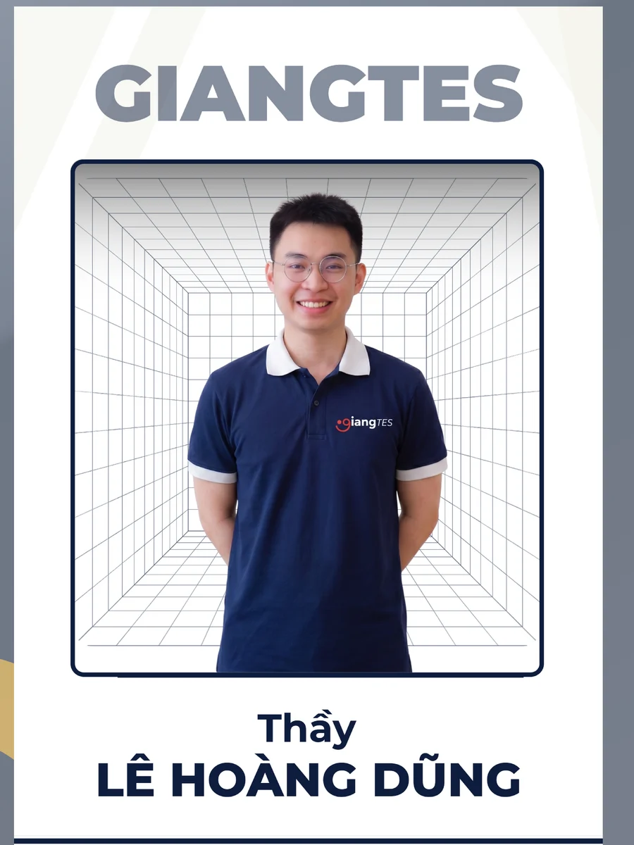 Thẻ giới thiệu Thầy Lê Hoàng Dũng - Humans of GIANGTES