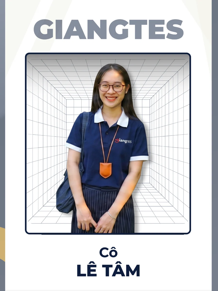 Thẻ giới thiệu Cô Lê Tâm - Humans of GIANGTES