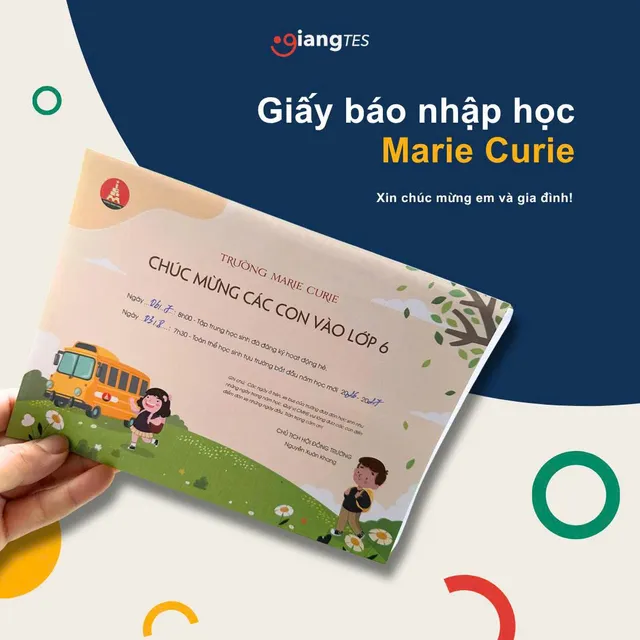 Kết quả học tập học sinh GIANGTES do trung tâm công bố (ảnh 13).