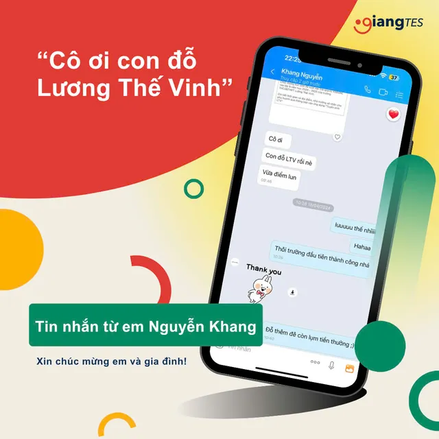 Phản hồi thật đã được GIANGTES công khai (2/16)