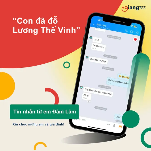 Phản hồi thật đã được GIANGTES công khai (3/16)