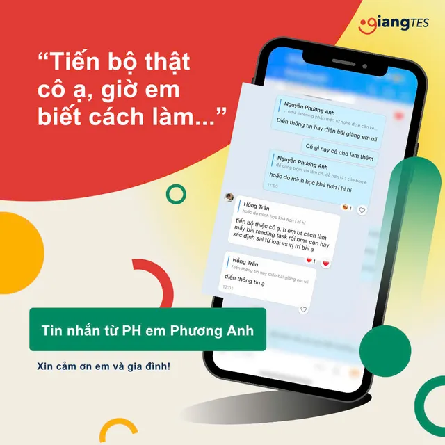 Phản hồi thật đã được GIANGTES công khai (6/16)