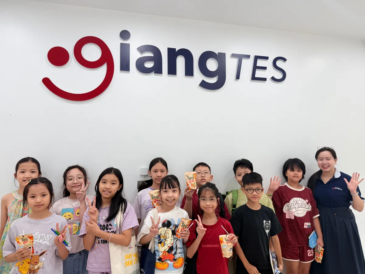 Một lớp học tiểu học tại GiangTES